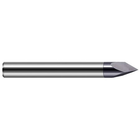 Harvey Tool 0.2500 in. 1/4 Shank dia x 40 Degree included Carbide Pyramid Point Engraver, AlTiN Coated 834020-C3